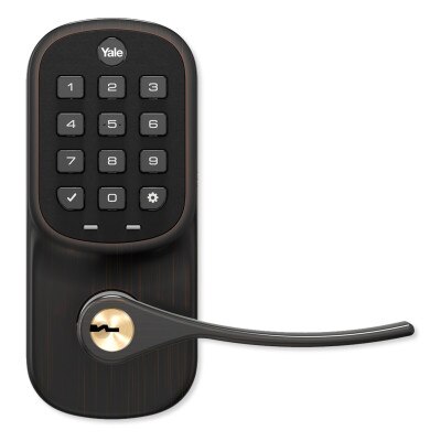 Yale Wi-Fi & Bluetooth Assure Keypad Lever Lock, Oiled Rubbed Bronze